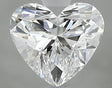 1.00 carat Heart diamond D VVS2 