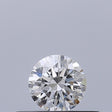 0.25 carat Round diamond E VVS2 Excellent