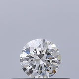 0.25 carat Round diamond E VVS2 Excellent