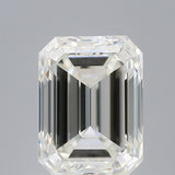 0.90 carat Emerald diamond F VVS2 VeryGood