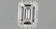 0.39 carat Emerald diamond F VVS2 
