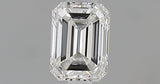 0.39 carat Emerald diamond F VVS2 