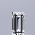 0.32 carat Baguette diamond D VVS1 