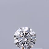 0.19 carat Round diamond D VVS2 Excellent