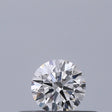 0.19 carat Round diamond E VVS1 Excellent