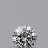 0.18 carat Round diamond F  IF Excellent