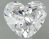 0.61 carat Heart diamond D VS2 