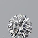 0.18 carat Round diamond D  VVS2 Excellent