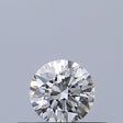 0.27 carat Round diamond E VVS1 Excellent