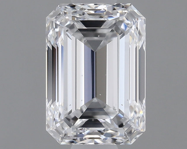 0.90 carat Emerald diamond E SI1 