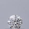0.21 carat Round diamond E VVS2 Excellent