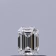 0.23 carat Emerald diamond E VVS2 