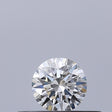 0.21 carat Round diamond F IF Excellent