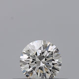 0.21 carat Round diamond F  VVS2 Excellent
