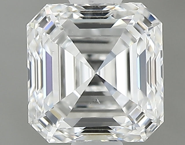 0.81 carat Asscher diamond E VS2 