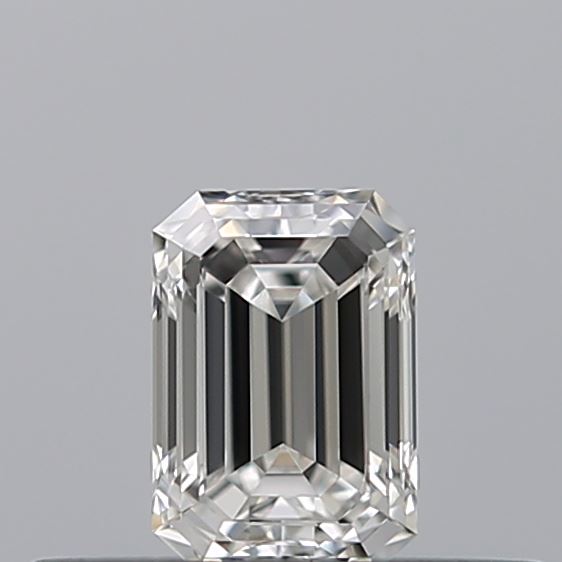 0.25 carat Emerald diamond F  VVS2