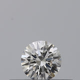 0.18 carat Round diamond E VVS1 Excellent
