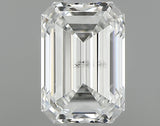 0.51 carat Emerald diamond F SI1 