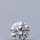 0.19 carat Round diamond E IF Excellent
