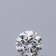 0.18 carat Round diamond E VVS2 Excellent