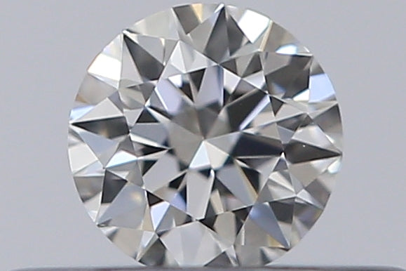 0.18 carat Round diamond F  IF Excellent