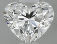 0.57 carat Heart diamond E VS1 
