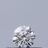 0.18 carat Round diamond E VVS2 Excellent