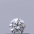 0.21 carat Round diamond F VVS1 Excellent