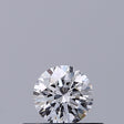 0.23 carat Round diamond E VVS2 Excellent