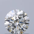 0.74 carat Round diamond F IF Excellent