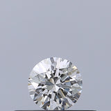 0.21 carat Round diamond F IF Excellent