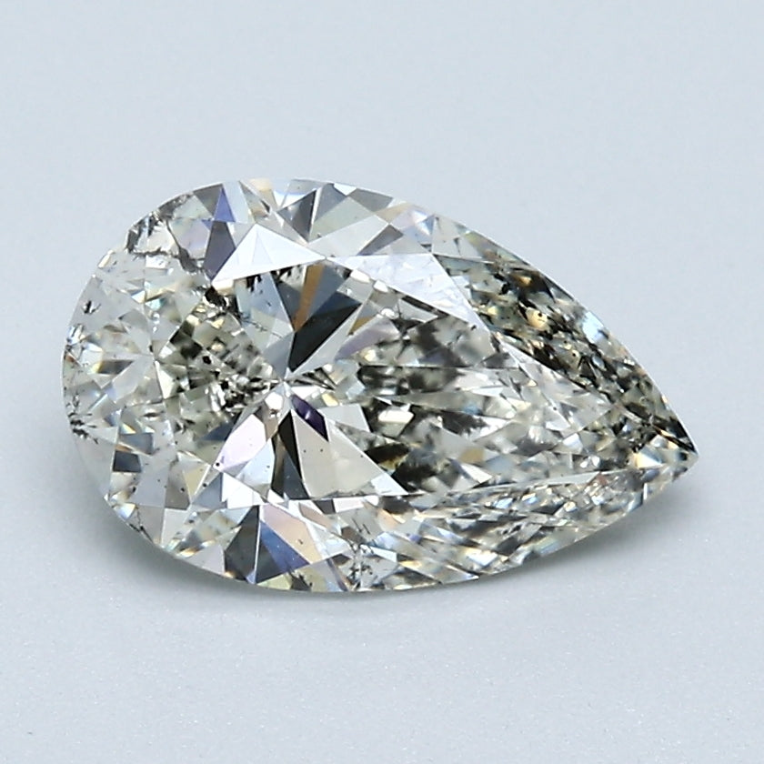 1.5 carat Pear diamond J  I1