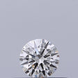 0.26 carat Round diamond E IF Excellent