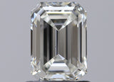 1.00 carat Emerald diamond J SI1 