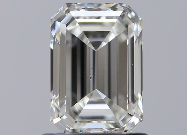 1.00 carat Emerald diamond J SI1 