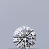 0.19 carat Round diamond F VVS1 Excellent