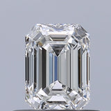 0.51 carat Emerald diamond E VVS2 