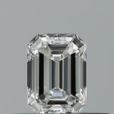 0.31 carat Emerald diamond E VVS1 