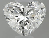 0.35 carat Heart diamond H IF 