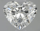 0.90 carat Heart diamond F VS1 