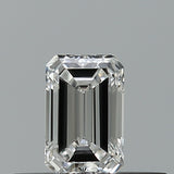 0.25 carat Emerald diamond E IF 