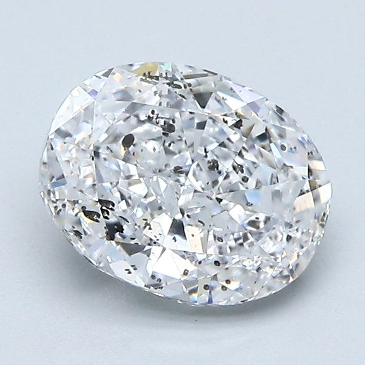 1.5 carat Oval diamond D  I1