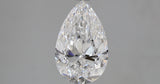 2.01 carat Pear diamond D SI1 