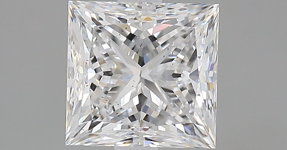 1.82 carat Princess diamond D SI1 