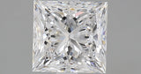 1.82 carat Princess diamond D SI1 