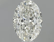 0.50 carat Oval diamond I IF 