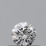 0.24 carat Round diamond D  VVS2 Excellent
