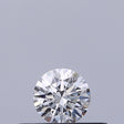 0.19 carat Round diamond D VVS2 Excellent