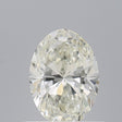 0.53 carat Oval diamond I VVS2 VeryGood