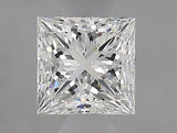 0.54 carat Princess diamond F VVS1 Excellent